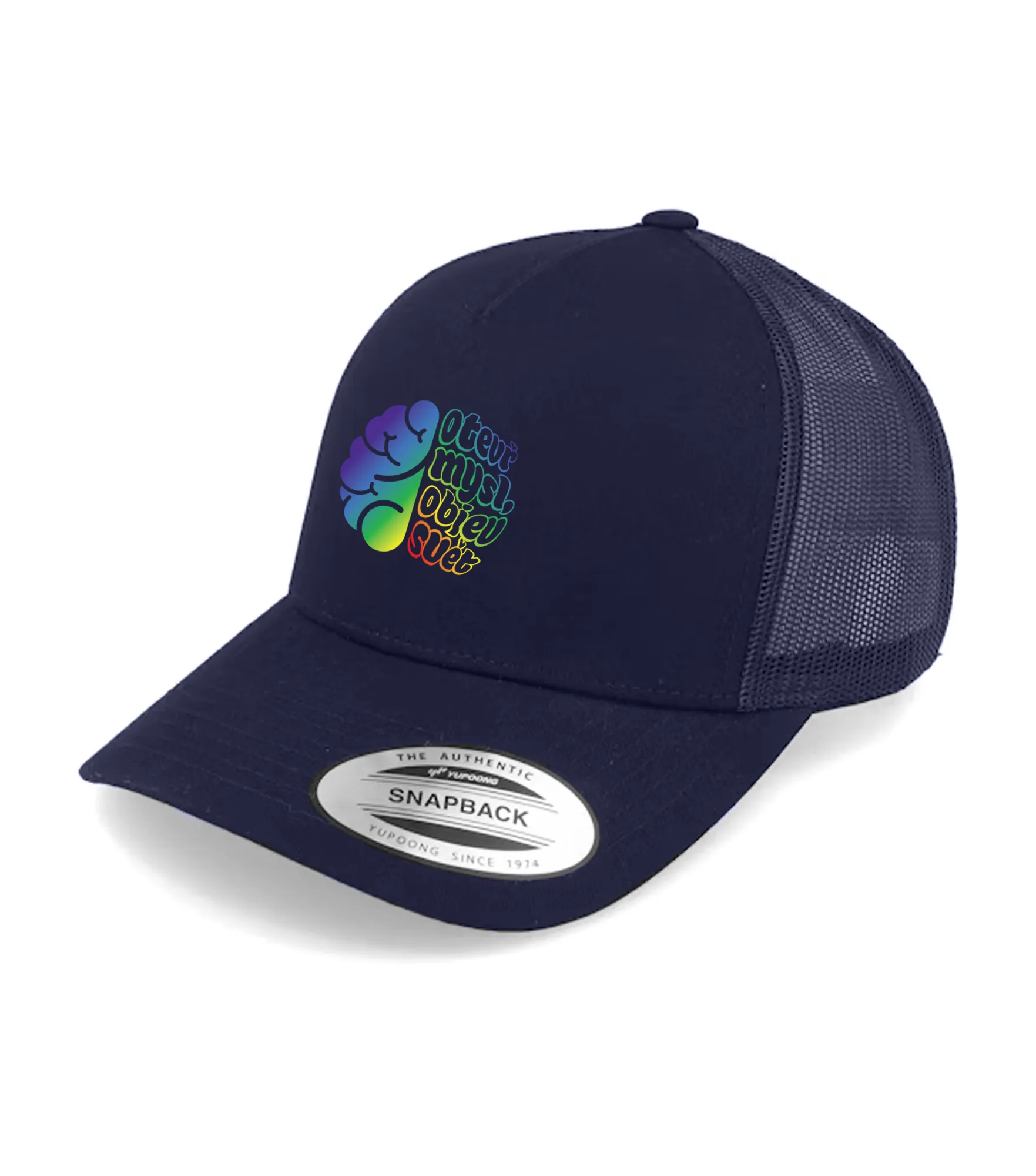 Kšiltovka Otevřmysl z. š. kulatý kšilt síťová model 2